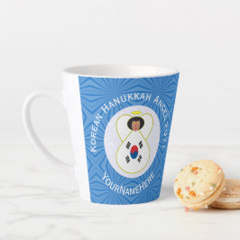 Südkoreanischer Angel Hanukkah-Fahne Personalisier Milchtasse