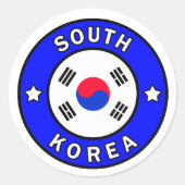 Südkoreanischer Aufkleber (Vorderseite)