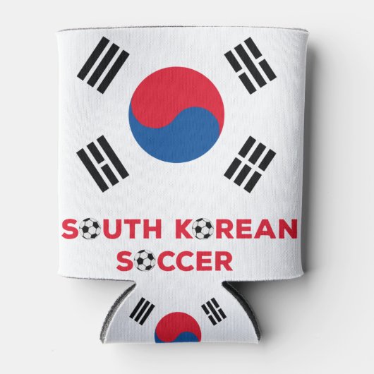 Südkoreanischer Fußball Dosenkühler (Vorderseite)