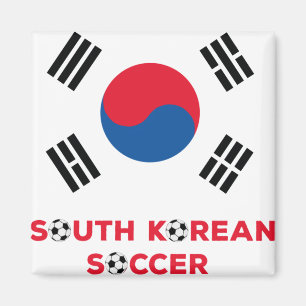 Südkoreanischer Fußball Magnet