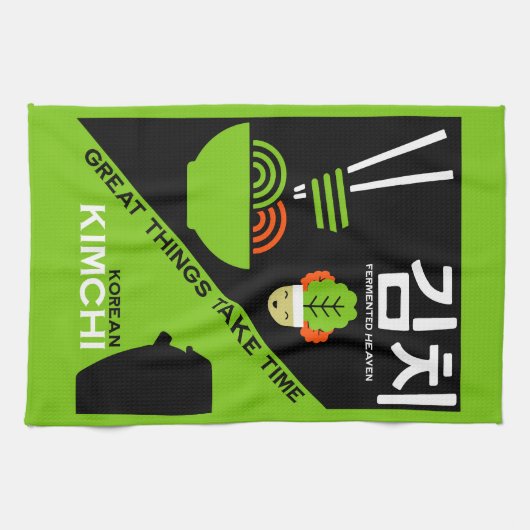 Südkoreanischer Kimchi Geschirrtuch (Horizontal)