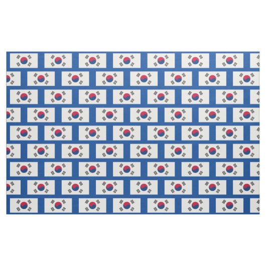 südkoreanisches Flaggengewebe Stoff (Fat Quarter (45,7 x 55,9 cm))