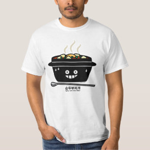 Südkoreanisches Gewürzwein Tofu Stew-Suppe Sundubu T-Shirt