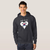 Südkoreanisches Herz Hoodie (Vorne ganz)