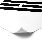 Südkoreas Flaggenplakat Poster (Ecke)