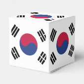 Südkoreas Flaggenzeichen Geschenkschachtel (Rückseite)