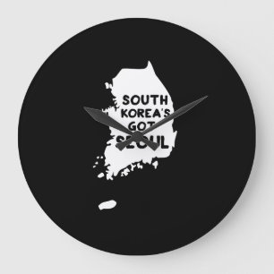 Südkoreas Got Seoul Große Wanduhr