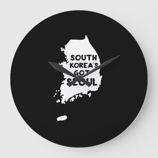 Südkoreas Got Seoul Große Wanduhr (Vorderseite)