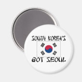 Südkoreas Got Seoul Magnet (Vorderseite/Rückseite)