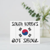 Südkoreas Got Seoul Postkarte (Stehend Vorderseite)