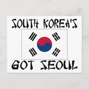 Südkoreas Got Seoul Postkarte