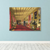Südkorridor, Windsor Castle, 1838 (Chromolitho) Leinwanddruck (Insitu (Holzboden))