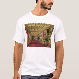 Südkorridor, Windsor Schloss, 1838 (chromolitho) T-Shirt