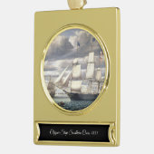 Südkreuz 1851 Banner-Ornament gold (Links)