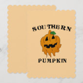 Südkürbis Einladung (Vorne/Hinten)