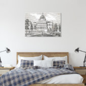 Südlage des Staat in Boston Leinwanddruck (Insitu (Schlafzimmer))
