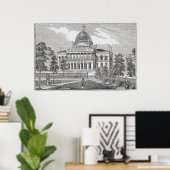 Südlage des Staat in Boston Poster (Heimbüro)