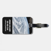 Südlich der Aleutianischen Inseln herrschen Wolken Gepäckanhänger (Rückseite horizontal)