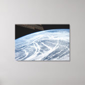 Südlich der Aleutianischen Inseln herrschen Wolken Leinwanddruck (Vorderseite)