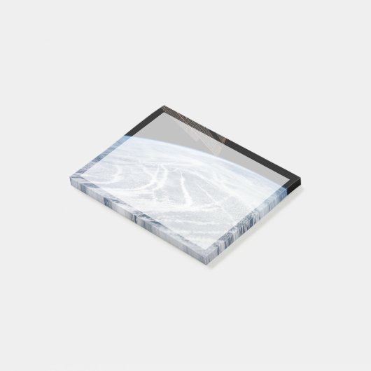 Südlich der Aleutianischen Inseln herrschen Wolken Post-it Klebezettel (angewinkelt)