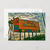 Südlich der Grenze Postkarte (Vorne/Hinten)