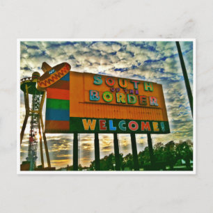 Südlich der Grenze Postkarte