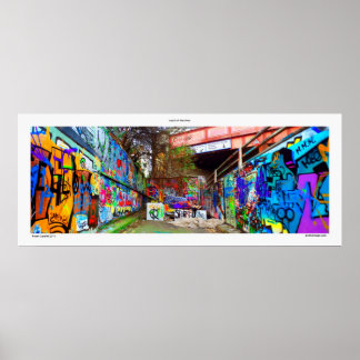 Südlich des Flusses Poster