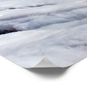 Südlich des Matanuska-Gletschers in Alaska Poster (Ecke)
