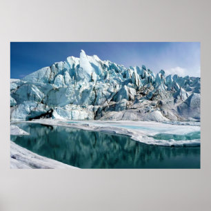 Südlich des Matanuska-Gletschers in Alaska Poster