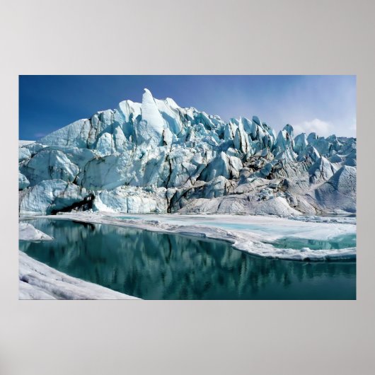 Südlich des Matanuska-Gletschers in Alaska Poster (Vorne)