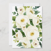 südlich | Floral Backing Nichts Extravagant nur Li Einladung (Rückseite)