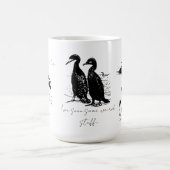 Südlich für einen lustigen Winter Kaffeetasse (Mittel)