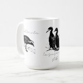 Südlich für einen lustigen Winter Kaffeetasse (Vorderseite Links)