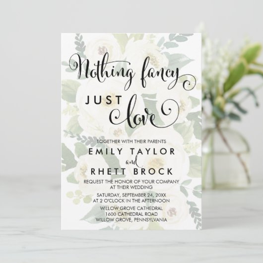 südlich | Verblasste Blume Nichts Extravagant nur Einladung (Stehend Vorderseite)