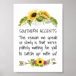 Südliche Akzente Poster