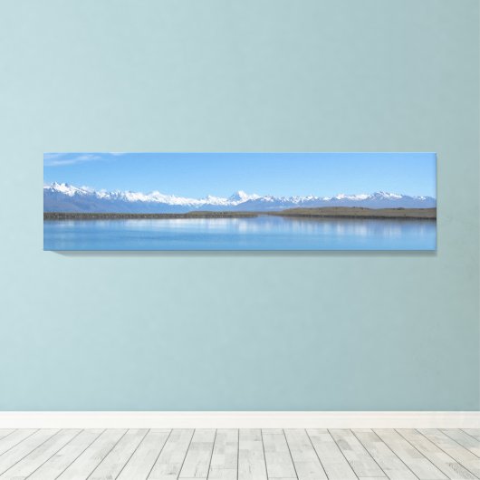 Südliche Alpen, Neuseeland Leinwanddruck (Insitu (Holzboden))