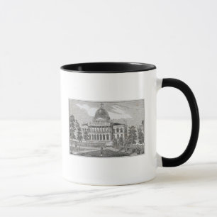 Südliche Ansicht des Staats-Hauses in Boston Tasse