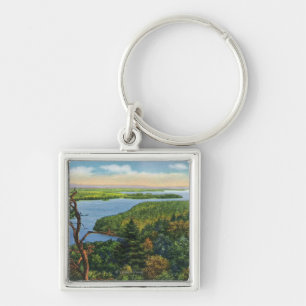 Südliche Ansicht von See vom Spalte-Felsen-Licht Schlüsselanhänger