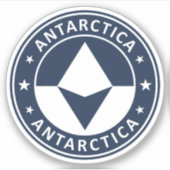 Südliche Antarktis Aufkleber (Vorderseite)