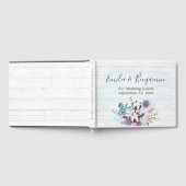 Südliche Baumwolle Boll Rustic Wood Wedding Gästebuch (Voll)