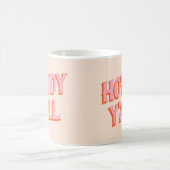 Südliche Begrüßung: Howdy Y'all (alte westliche Bu Kaffeetasse (Mittel)