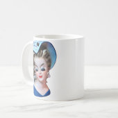 Südliche Belle Head Vase Bonnet Lady Kaffeetasse (Vorderseite Links)
