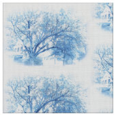 Südliche blaue Eiche Toile Stoff (Nahaufnahme)