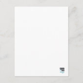 Südliche Blüten Begleitkarte (Rückseite)