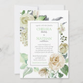 Südliche Blüten Einladung (Vorderseite)