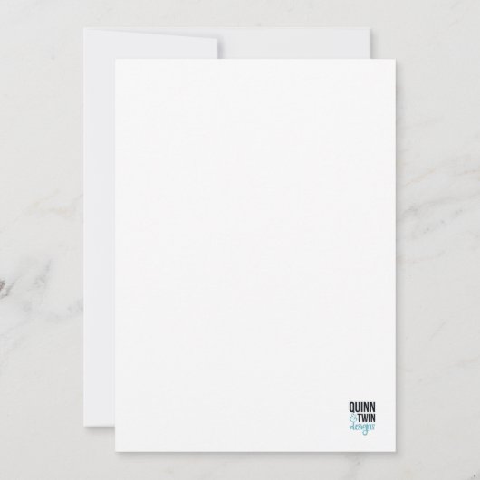 Südliche Blüten Einladung (Rückseite)