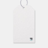 Südliche Blüten Geschenkanhänger (Rückseite)