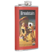 Südliche britische Eisenbahn-Familie auf Strand Flachmann (Rechts)