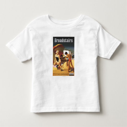 Südliche britische Eisenbahn-Familie auf Strand Kleinkind T-shirt (Vorderseite)
