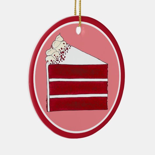 Südliche Brotbäckerei mit rotem Velvet Keramik Ornament (Rechts)